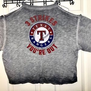 Texas Rangers Love Pink Crew neck sweater New